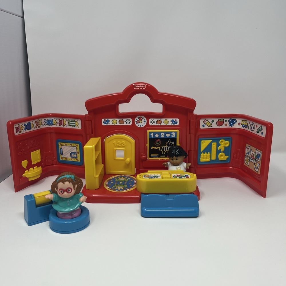 Fisher Price Little People Play Family Maggie's Preschool 1999 Vintage